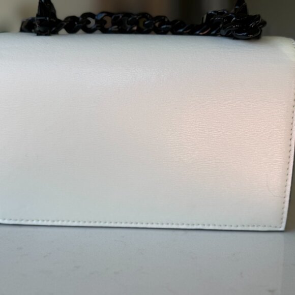 Alexander McQueen Mini Jewelled Satchel in Soft Ivory - Picture 7 of 12